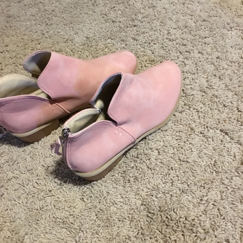 Pink boots